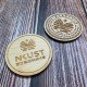 【絕版出清，售完不補】NKUST校名縮寫款檜木杯墊
