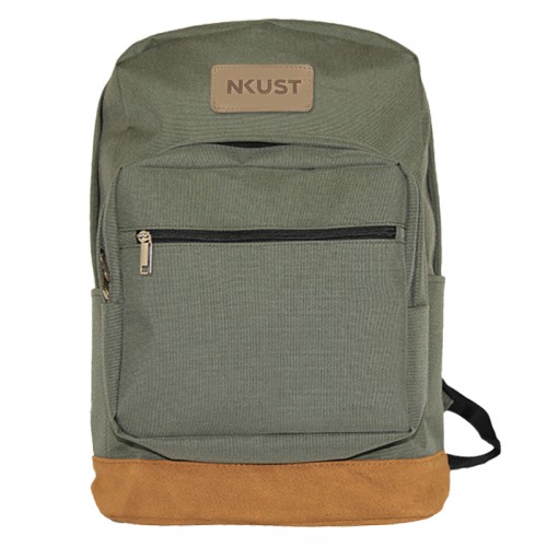 【團購商品,10個起做】NKUST經典後背包31L皮標款_灰綠 【團購商品,10個起做】NKUST經典後背包31L皮標款_灰綠