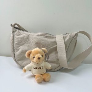 【12/15陸續出貨】NKUST帽T小熊掛飾鑰匙圈_奶油米