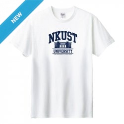 【預購至7/6，7/23陸續出貨】NKUST中正堂經典款純棉短T_白色
