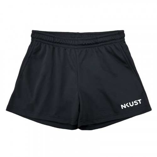 【團購商品,10件起做】NKUST沁涼輕薄排汗短褲(女款)_黑 【團購商品,10件起做】NKUST沁涼輕薄排汗短褲(女款)_黑