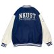 【預購至11/30止，12/24陸續出貨】NKUST美式經典棒球外套_ 名偵探柯藍(深藍)