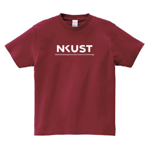 【少量現貨,售完不補】NKUST經典款純棉短T_紅色 【少量現貨,售完不補】NKUST經典款純棉短T_紅色