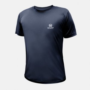 【團購商品，10件起做】NKUST簡約超細纖維排汗衫_鐵灰