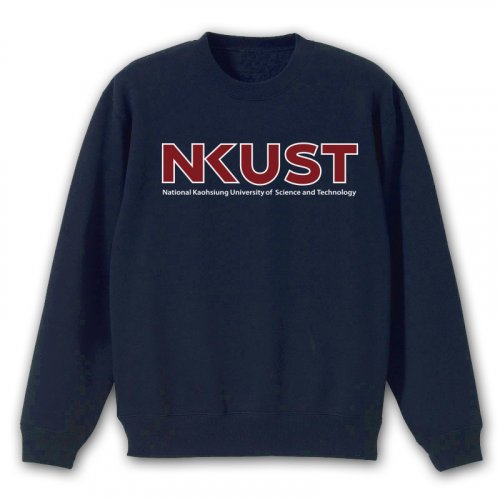 【絕版出清，售完30件起做】NKUST經典款美式大學T_深藍
