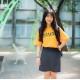 【絕版出清，售完不補】高科CHAMPION純棉短T_夏日黃