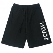 【絕版出清，售完不補】NKUST休閒有型棉短褲大字款_黑