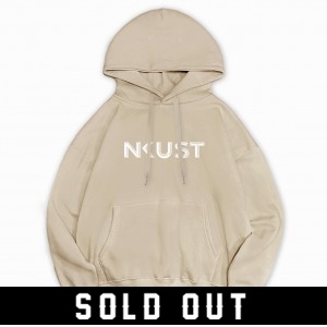 NKUST玩轉新色輕量落肩帽T_奶茶色(已完售)