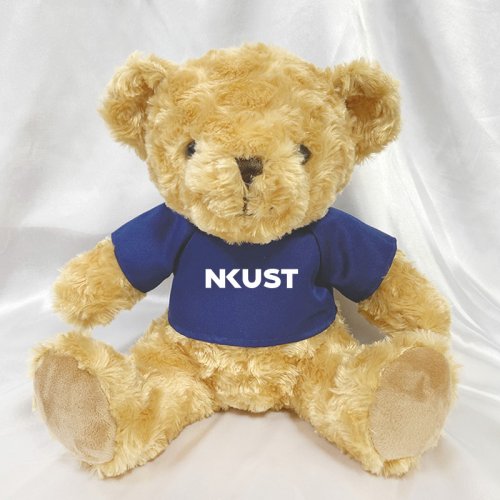 【團購商品，10隻起做】NKUST微笑小熊_藍