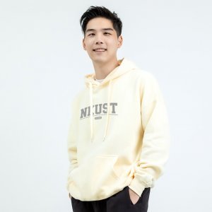 【優惠價690，售完不補】NKUST繪出快樂‧雷諾瓦落肩帽T_奶油白