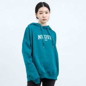 【優惠價690，售完不補】NKUST繪出快樂‧雷諾瓦落肩帽T_海松藍
