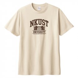 【預購至7/6，7/23陸續出貨】NKUST中正堂經典款純棉短T_奶茶色